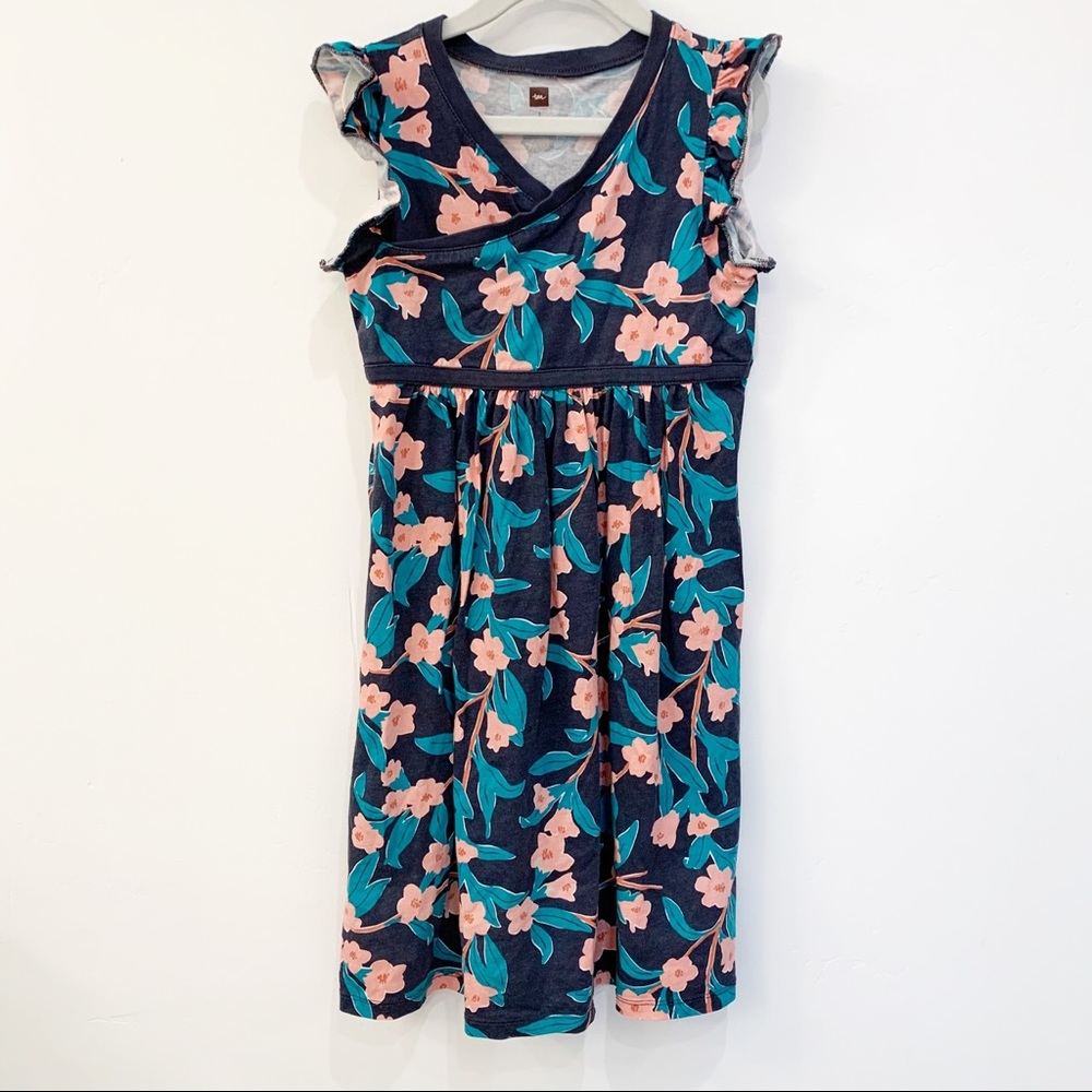Tea Collection Floral Wrap Dress